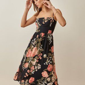 Reformation Vivette Dress - Rosehip - Size 8